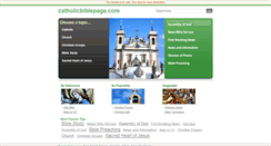 Desktop Screenshot of catholicbiblepage.com