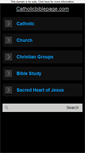 Mobile Screenshot of catholicbiblepage.com